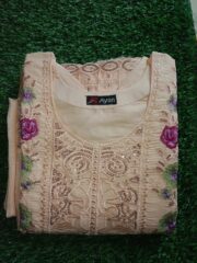 Eid Special/Intricate Scalloped Noir Floral Embroidered Heritage Ensemble - Image 2