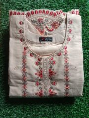 Eid Special/Ornate Peach-Pink Embroidered 3-Piece - Image 2