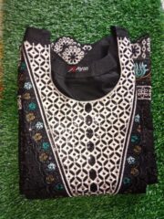 Eid Special/Elegance: Embroidered Black Ensemble - Image 2