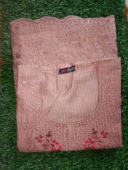 Eid Special/Rose Blush–Exclusive Cut-Work Embroidered Premium Cotton Ensemble - Image 2