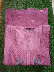 Eid Special/Pastel Harmony Embroidered Cotton 3-Piece - Image 2