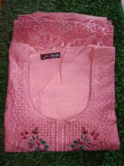 Eid Special/Serene Pastel Embroidered Cotton 3-Piece - Image 2