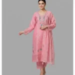 Eid Special/Serene Pastel Embroidered Cotton 3-Piece
