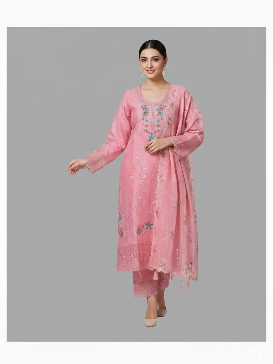 16_5_Eid 4 Eid Special/Serene Pastel Embroidered Cotton 3-Piece - Image 1