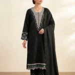 Eid Special/Elegance: Embroidered Black Ensemble