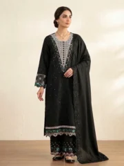 Eid Special/Elegance: Embroidered Black Ensemble